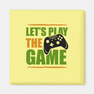 Aimant Gamer Cadeau Jouons au jeu