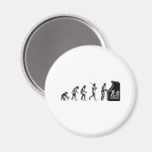 Aimant Gamer Evolution - Jeux vidéo Geek Arcade (Recto/Verso)