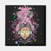 Aimant Gamer fille (Devant)