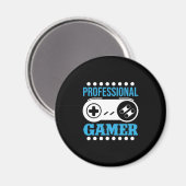 Aimant Gamer Gift Professional Gamer (Recto/Verso)