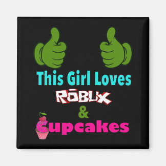 Aimant Gamer Girl Design Saying This Girl Loves Robux And