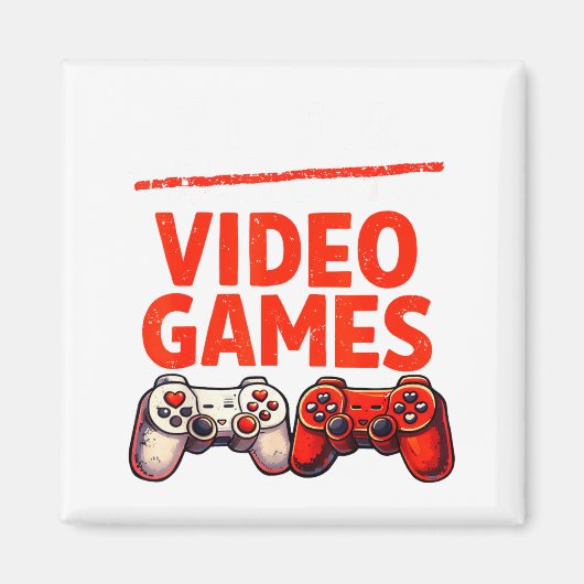 Aimant Gamer Valentine V Is For Video Games Valentines Da (Devant)