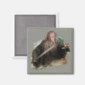 Aimant Gandalf avec épée (Recto/Verso)