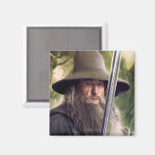 Aimant Gandalf Avec Personnel Et Épée (Recto/Verso)