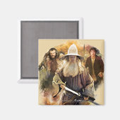 Aimant Gandalf, THORIN OAKENSHIELD™ & BILBO BAGGINS™ (Recto/Verso)