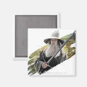 Aimant Gandalf With Sword Green (Recto/Verso)