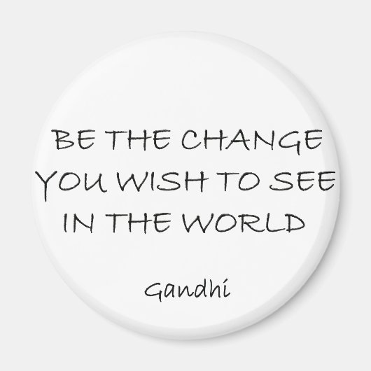 Aimant gandhi (Devant)