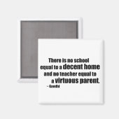 Aimant Gandhi Homeschool (Recto/Verso)