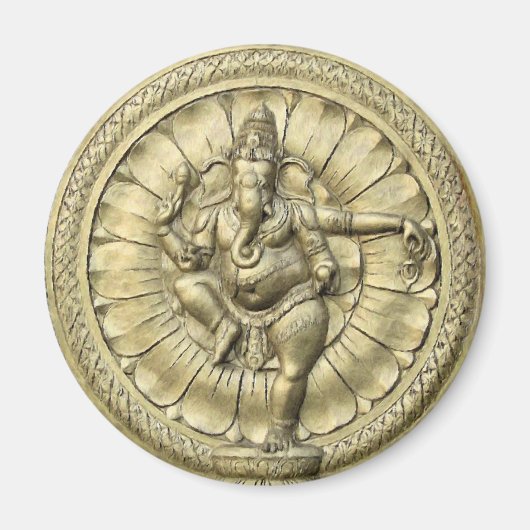 Aimant Ganesh (Or) (Devant)