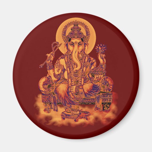 Aimant Ganesh - Remover des obstacles (Devant)