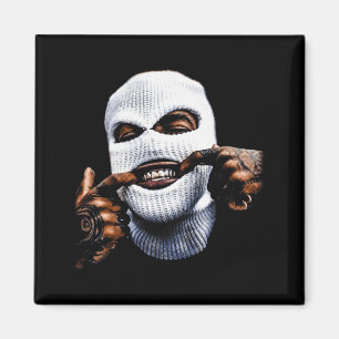 Aimant Gangster Drôle Gangsta Hip Hop Hiphop Or Dents H
