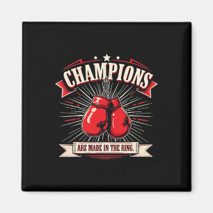 Aimant Gants De Boxe Rétro Aimer Cadeaux Pour Boxers 1