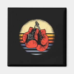 Aimant Gants de boxe Vintages de boxe Boxing boîte cadeau