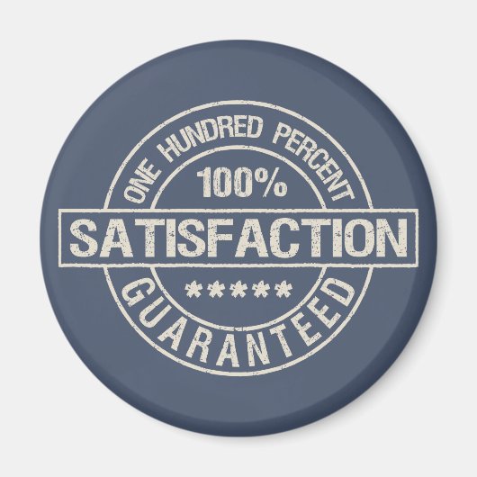 Aimant GARANTIE DE SATISFACTION (Devant)