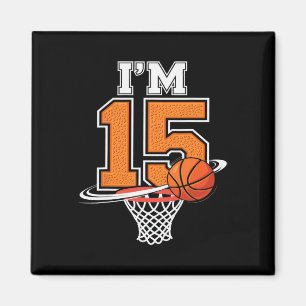 Aimant Garçon 15 Ans Joueur De Basket Sport 15 Ans