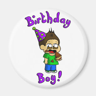 Aimant Garçon d'anniversaire