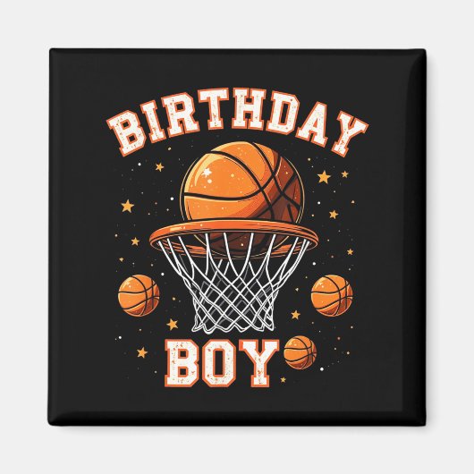 Aimant Garçon d'anniversaire Baseball Anniversaire (Devant)