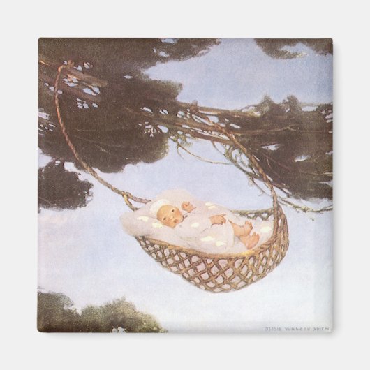 Aimant Garçon dans l'arbre de Hassoc par Jessie Willcox S (Devant)