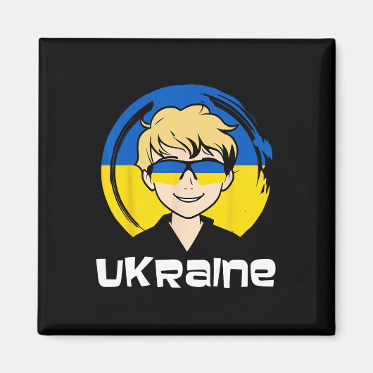 Aimant Garçon d'Ukraine (Devant)