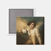 Aimant Garçon et lapin, vers 1814 (Recto/Verso)