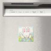 Aimant garçon poka dot lapin (In Situ (Lave-vaisselle))