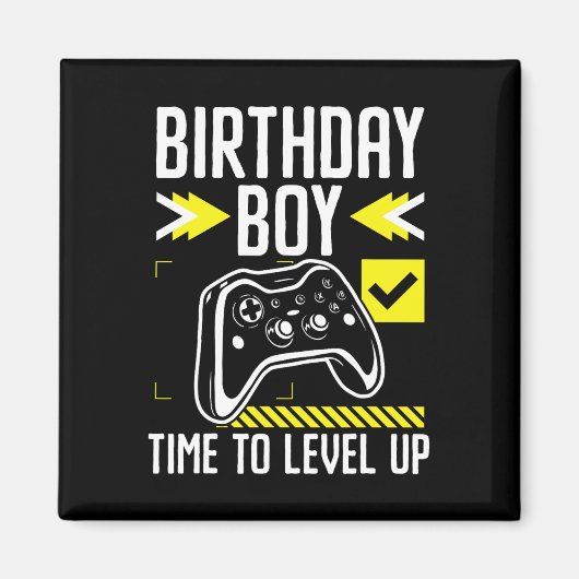 Aimant Garçon Temps D'Augmenter Le Jeu Vidéo Don Pour Un  (Devant)