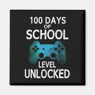 Aimant Garçons 100 Jours De Jeux Vidéo Gamer Niveau Un