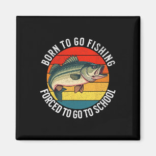 Aimant Garçons drôles de pêche pêcheur enfants garçons 
