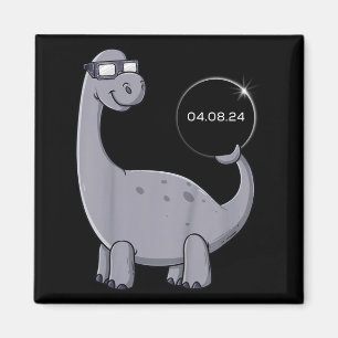 Aimant Garçons drôles Éclipse solaire Dino 04 08
