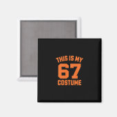 Aimant Garçons enfants mème Brainrot 67 C'est mon Hallowe (Recto/Verso)