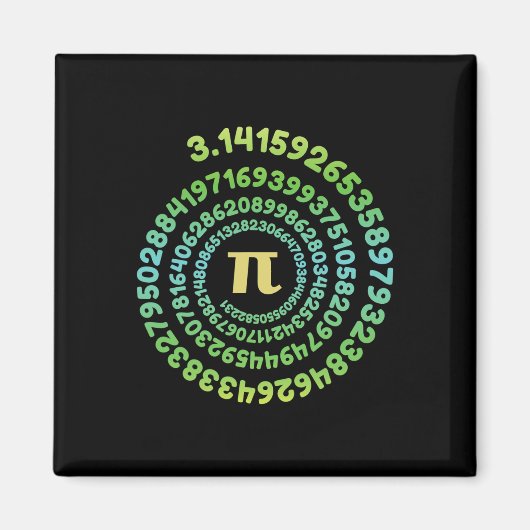 Aimant Garçons Filles Pi Day Infinity Math Lover Geek Ner (Devant)