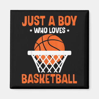 Aimant Garçons Juste Un Garçon Qui Aime Le Basball Bball
