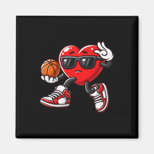 Aimant Garçons Toddler Coeur mignon Jouer Basket-ball Val