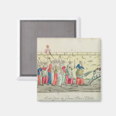 Aimant Garde avancée des femmes allant à (Recto/Verso)