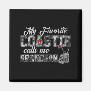 Aimant Garde côtière Famille Mon Coastie préféré m'appell