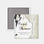 Aimant Garde de jour de mariage pour ce jour spécial (Recto/Verso)