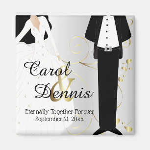 Aimant Garde de jour de mariage pour mariée et chambre