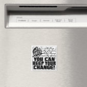 Aimant Garde Ma Liberté. Argent et armes (In Situ (Lave-vaisselle))