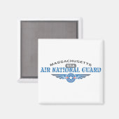 Aimant Garde nationale aérienne du Massachusetts (Recto/Verso)