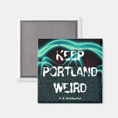 Aimant "Garde Portland bizarre" (Recto/Verso)