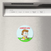 Aimant Garden Girl (In Situ (Lave-vaisselle))