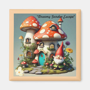 Aimant "Garden Whimsy Paradise"