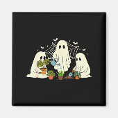Aimant Gardening Garden Halloween Ghost Plant Lover Men W (Devant)