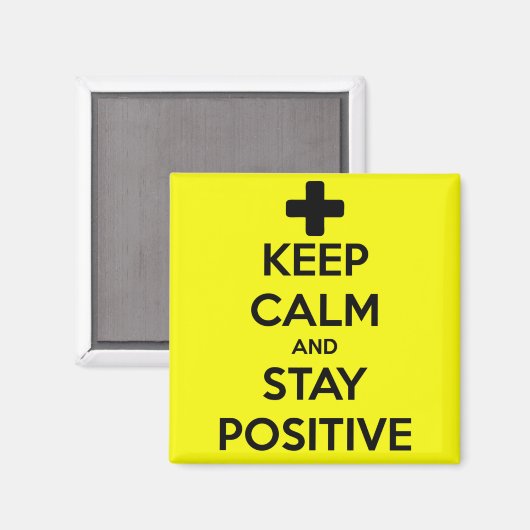 AIMANT GARDER CALME ET RESTER POSITIF (Recto/Verso)