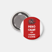 Aimant Garder calme poulpe barèse (Recto/Verso)