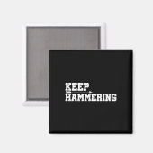 Aimant Garder Hammering tir à l'arc Motivationnel tir à l (Recto/Verso)