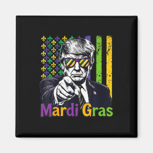 Aimant Garder Mardi Gras Grand Amusant Trump Mardi Gras 2