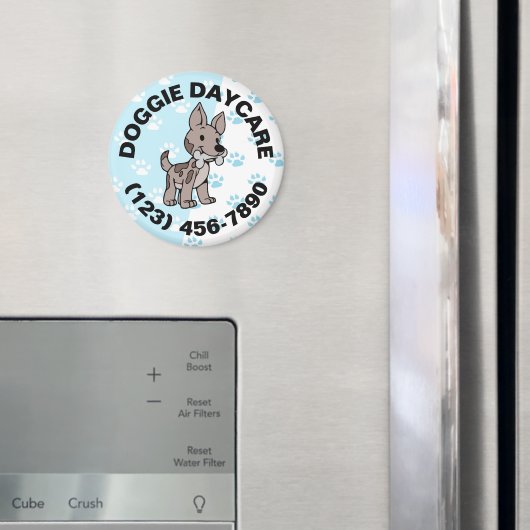 Aimant Garderie Doggie (In situ (réfrigérateur))