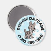 Aimant Garderie Doggie (Recto/Verso)