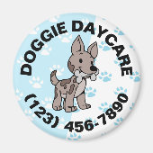 Aimant Garderie Doggie (Devant)